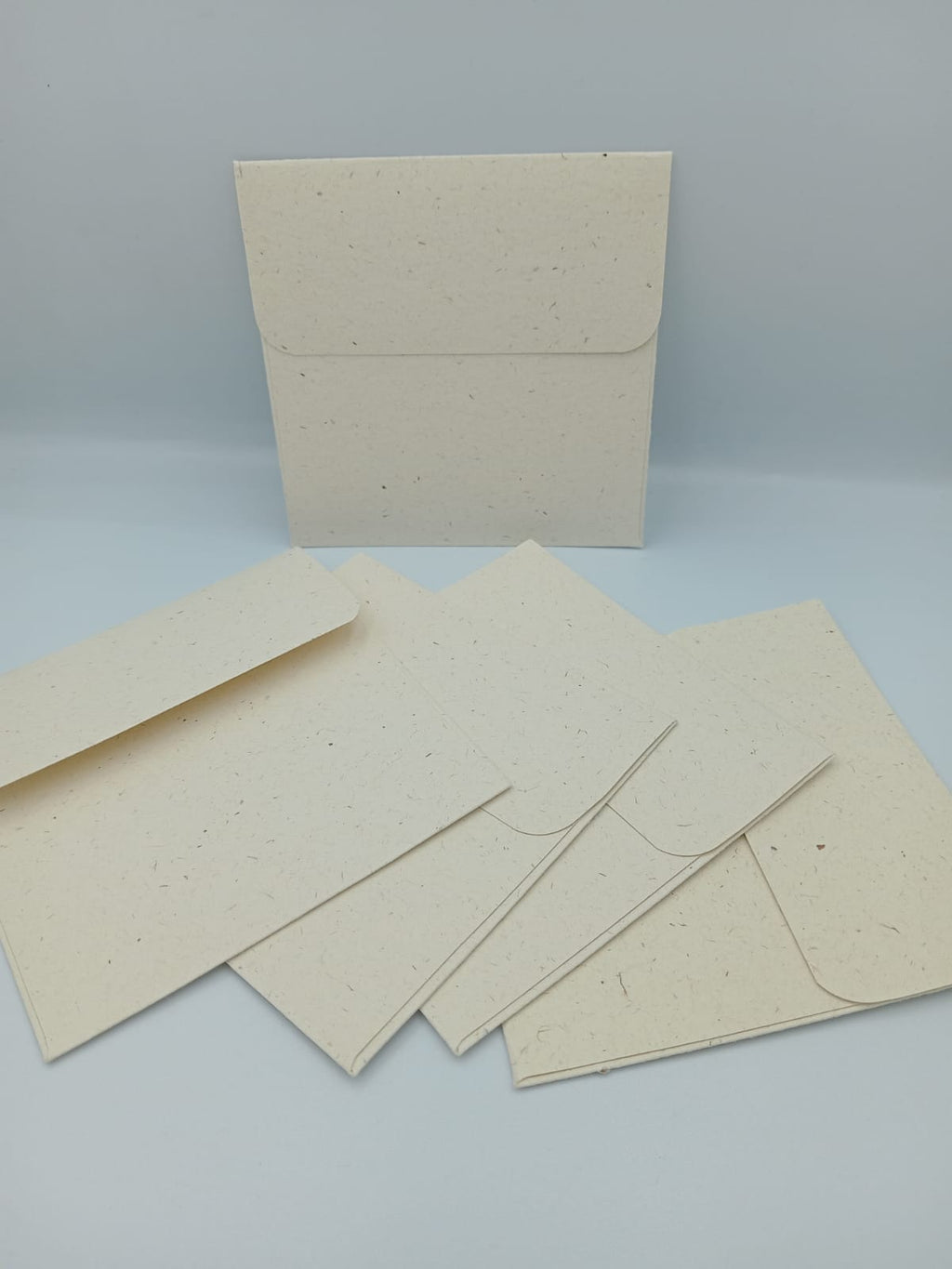Enveloppe faite main carrée (100x100mm) - Beige avorio