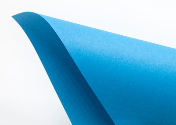 Enveloppe faite main carrée (100x100mm) - Bleu riche