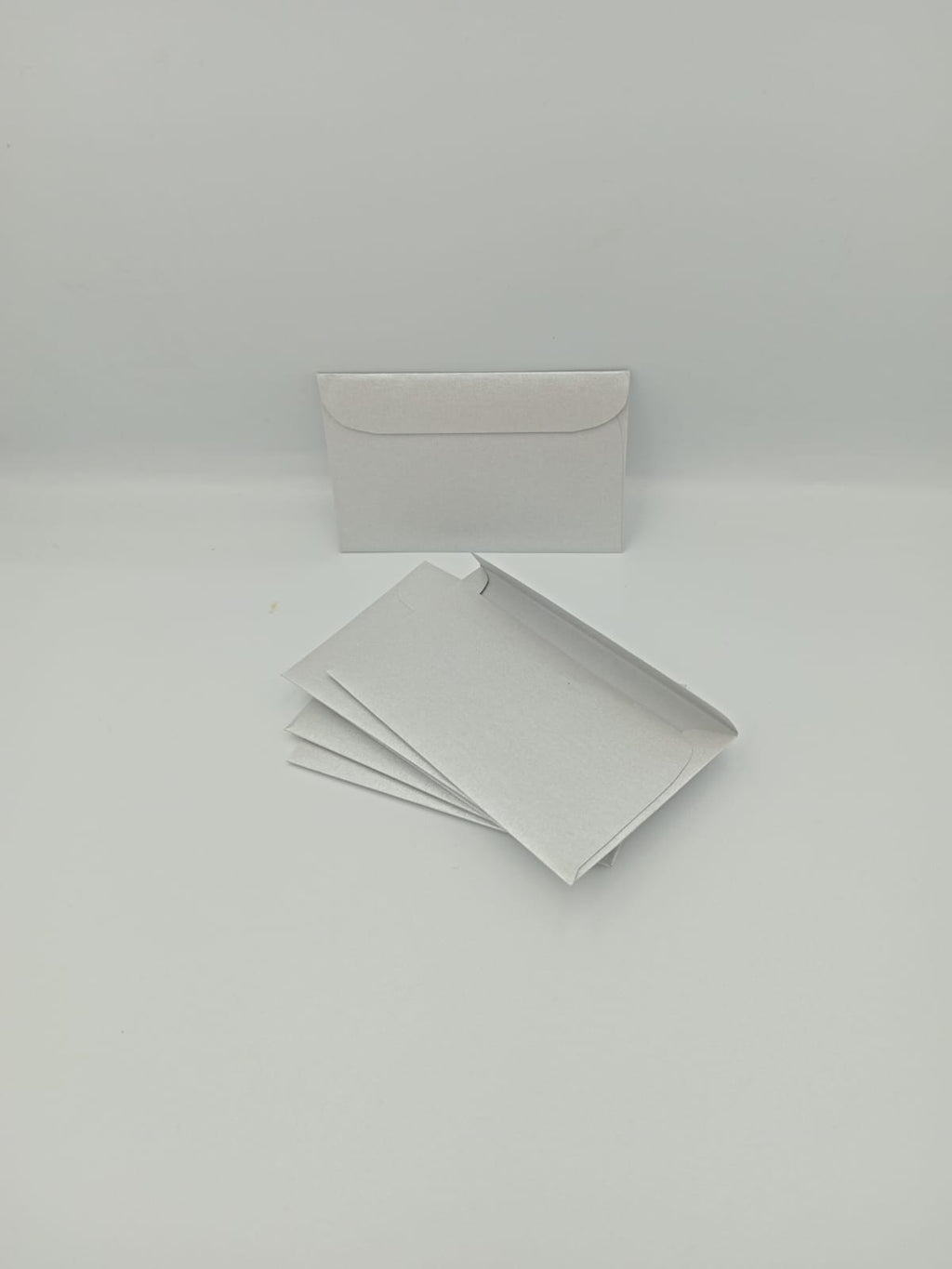 Enveloppe faite main 80x50mm - Аrgentée